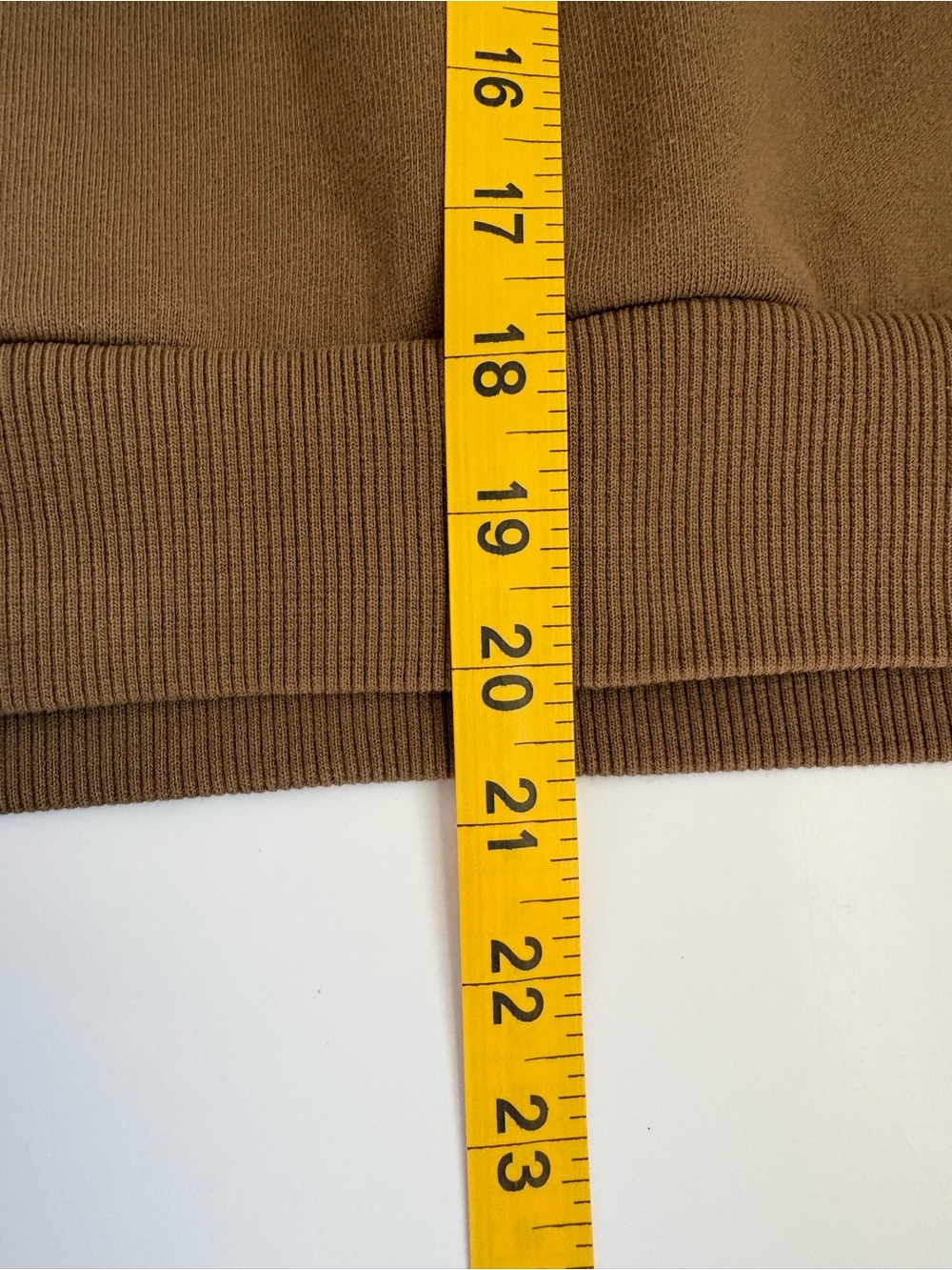 Everlane The Track Half-Zip Cropped Sweatshirt Olive Green Size Small - Picture 8 of 9